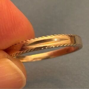 10k Yellow Gold Band size 7 1/2